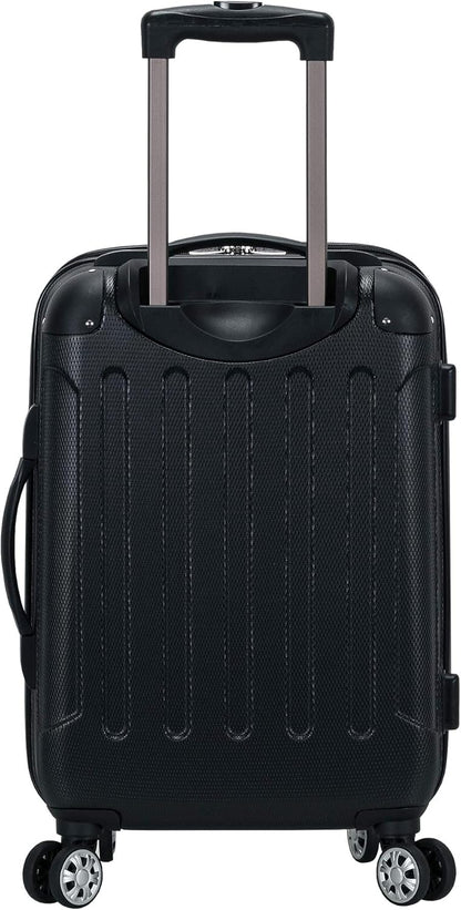 London Hardside Spinner Wheel Luggage, Champagne, Carry-On 20-Inch, 22"X13. 5"x10" (with wheels)