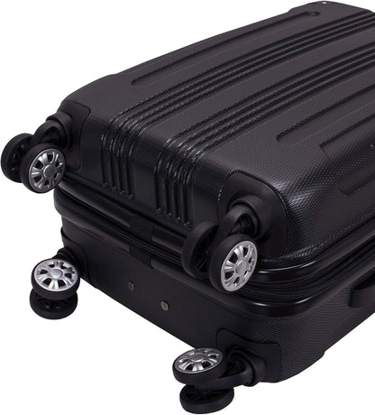 London Hardside Spinner Wheel Luggage, Champagne, Carry-On 20-Inch, 22"X13. 5"x10" (with wheels)