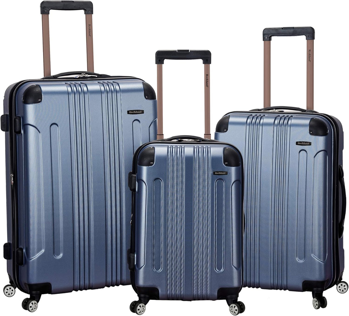 London Hardside Spinner Wheel Luggage, Champagne, Carry-On 20-Inch, 22"X13. 5"x10" (with wheels)