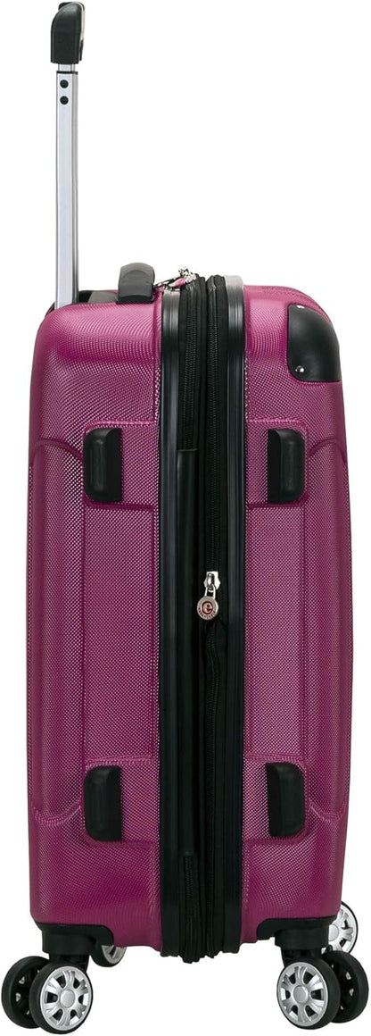 London Hardside Spinner Wheel Luggage, Champagne, Carry-On 20-Inch, 22"X13. 5"x10" (with wheels)