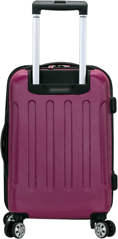 London Hardside Spinner Wheel Luggage, Champagne, Carry-On 20-Inch, 22"X13. 5"x10" (with wheels)