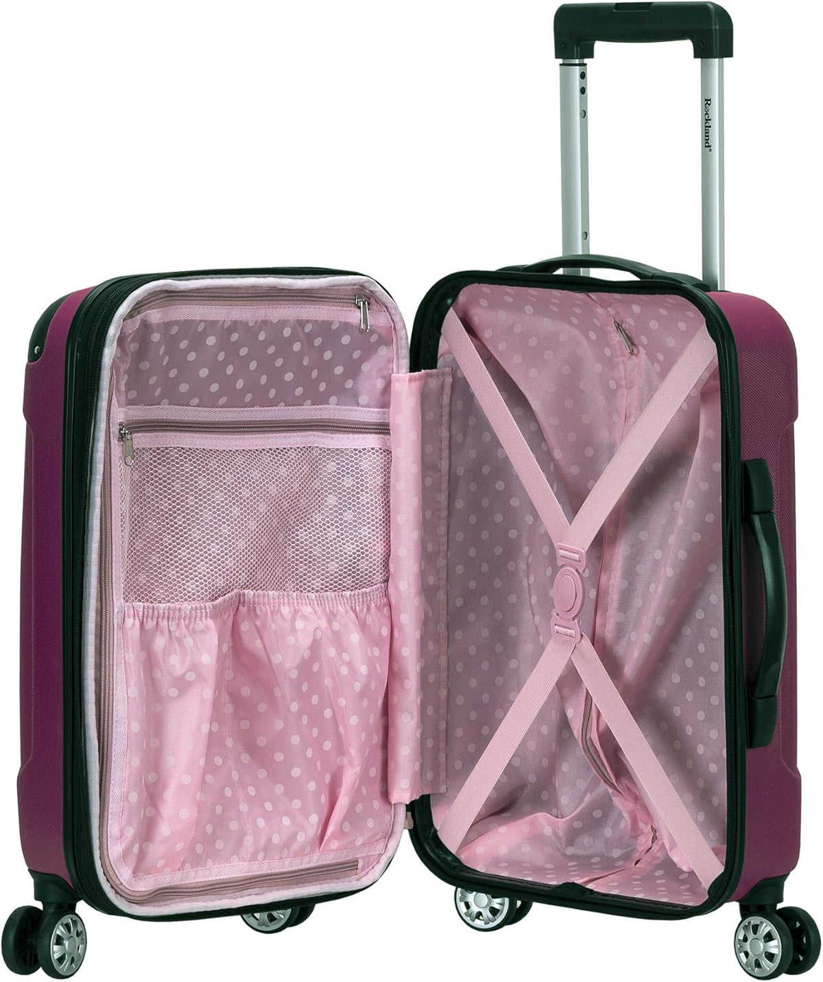 London Hardside Spinner Wheel Luggage, Champagne, Carry-On 20-Inch, 22"X13. 5"x10" (with wheels)