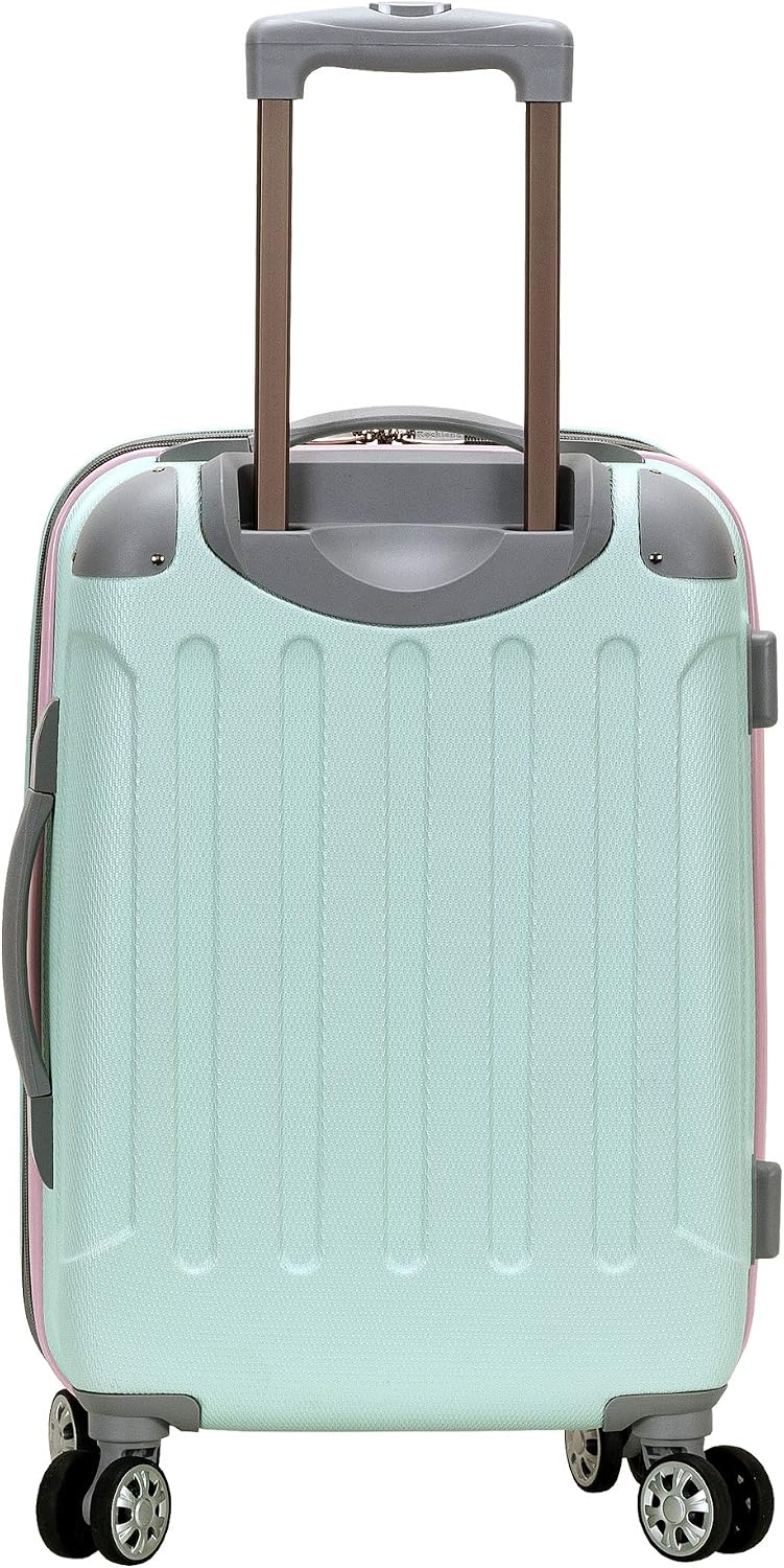 London Hardside Spinner Wheel Luggage, Champagne, Carry-On 20-Inch, 22"X13. 5"x10" (with wheels)