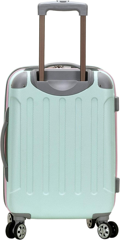 London Hardside Spinner Wheel Luggage, Champagne, Carry-On 20-Inch, 22"X13. 5"x10" (with wheels)