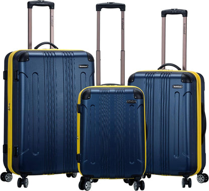 London Hardside Spinner Wheel Luggage, Champagne, Carry-On 20-Inch, 22"X13. 5"x10" (with wheels)