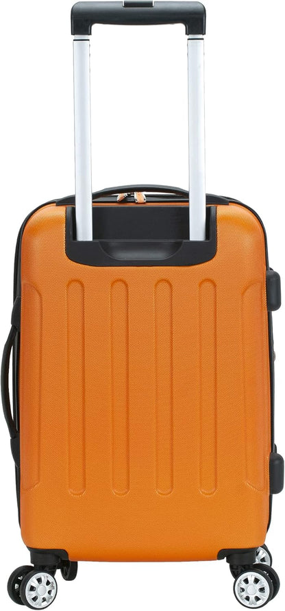 London Hardside Spinner Wheel Luggage, Champagne, Carry-On 20-Inch, 22"X13. 5"x10" (with wheels)