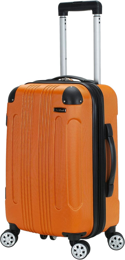 London Hardside Spinner Wheel Luggage, Champagne, Carry-On 20-Inch, 22"X13. 5"x10" (with wheels)