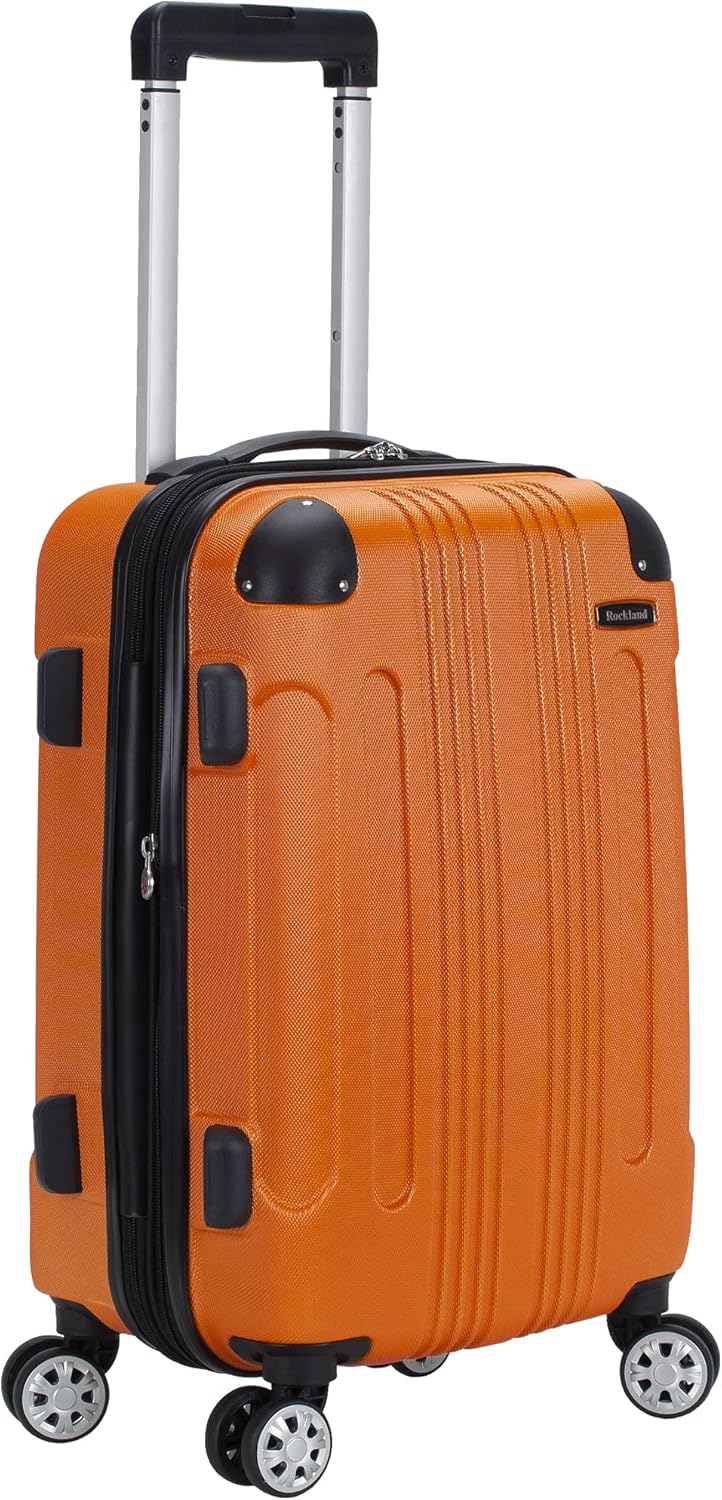 London Hardside Spinner Wheel Luggage, Champagne, Carry-On 20-Inch, 22"X13. 5"x10" (with wheels)