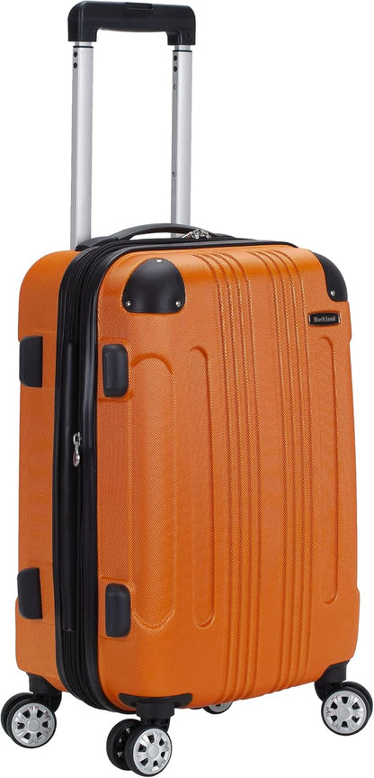 London Hardside Spinner Wheel Luggage, Champagne, Carry-On 20-Inch, 22"X13. 5"x10" (with wheels)