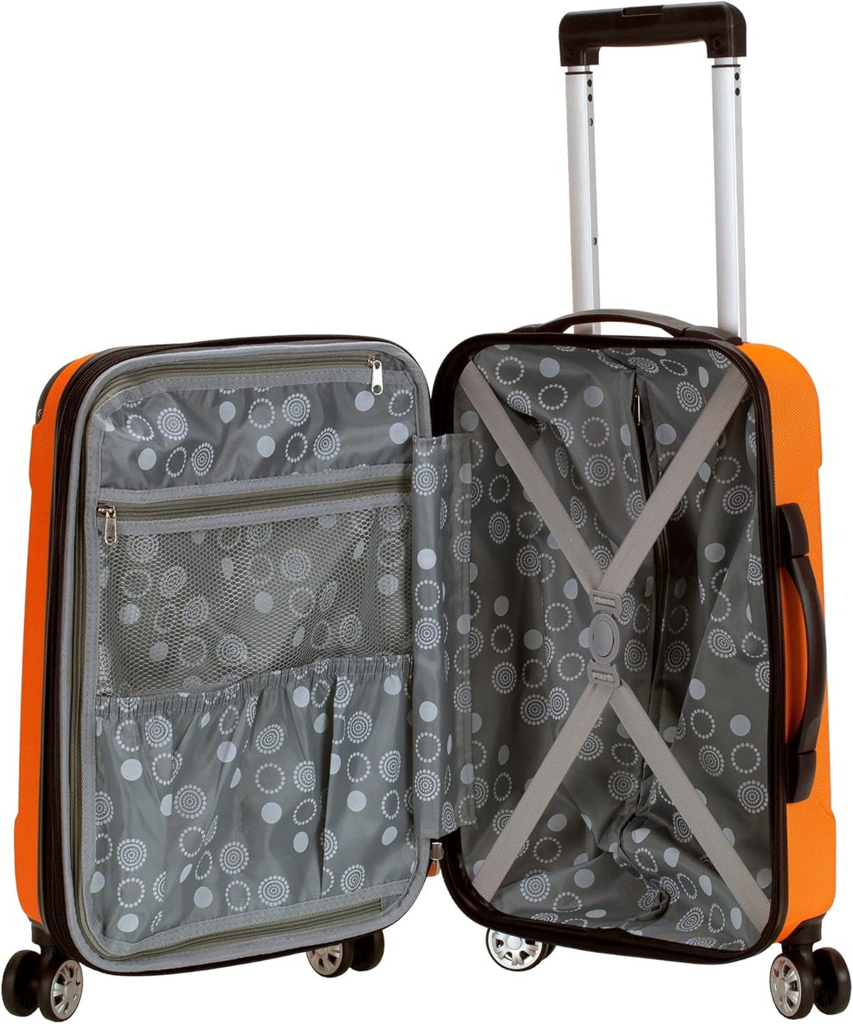 London Hardside Spinner Wheel Luggage, Champagne, Carry-On 20-Inch, 22"X13. 5"x10" (with wheels)