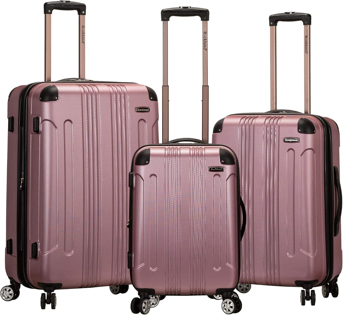 London Hardside Spinner Wheel Luggage, Champagne, Carry-On 20-Inch, 22"X13. 5"x10" (with wheels)
