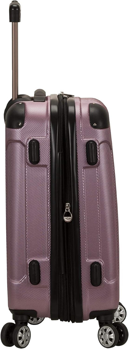 London Hardside Spinner Wheel Luggage, Champagne, Carry-On 20-Inch, 22"X13. 5"x10" (with wheels)