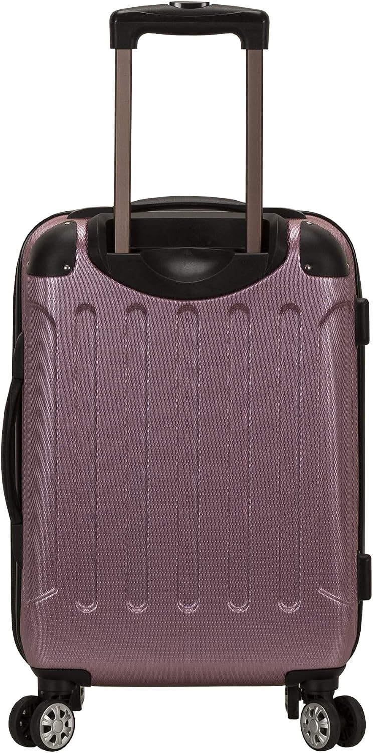 London Hardside Spinner Wheel Luggage, Champagne, Carry-On 20-Inch, 22"X13. 5"x10" (with wheels)