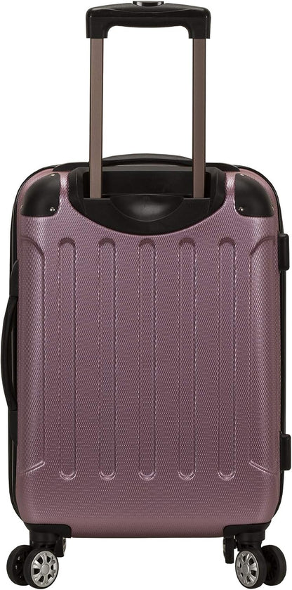 London Hardside Spinner Wheel Luggage, Champagne, Carry-On 20-Inch, 22"X13. 5"x10" (with wheels)
