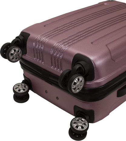 London Hardside Spinner Wheel Luggage, Champagne, Carry-On 20-Inch, 22"X13. 5"x10" (with wheels)