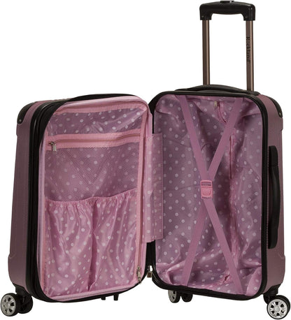 London Hardside Spinner Wheel Luggage, Champagne, Carry-On 20-Inch, 22"X13. 5"x10" (with wheels)