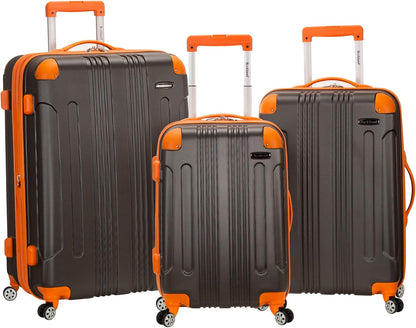 London Hardside Spinner Wheel Luggage, Champagne, Carry-On 20-Inch, 22"X13. 5"x10" (with wheels)