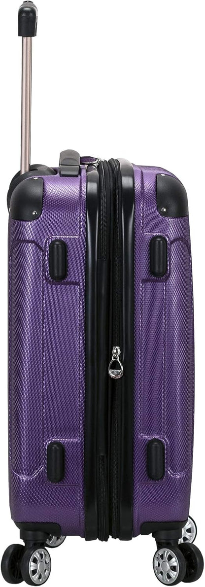 London Hardside Spinner Wheel Luggage, Champagne, Carry-On 20-Inch, 22"X13. 5"x10" (with wheels)