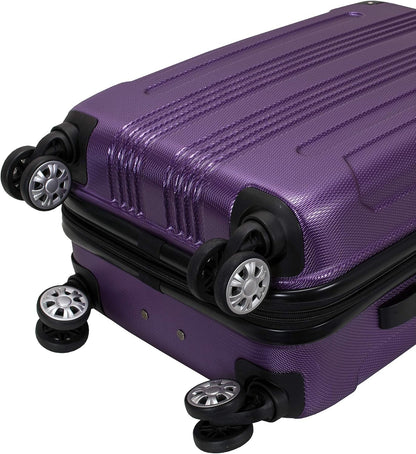 London Hardside Spinner Wheel Luggage, Champagne, Carry-On 20-Inch, 22"X13. 5"x10" (with wheels)