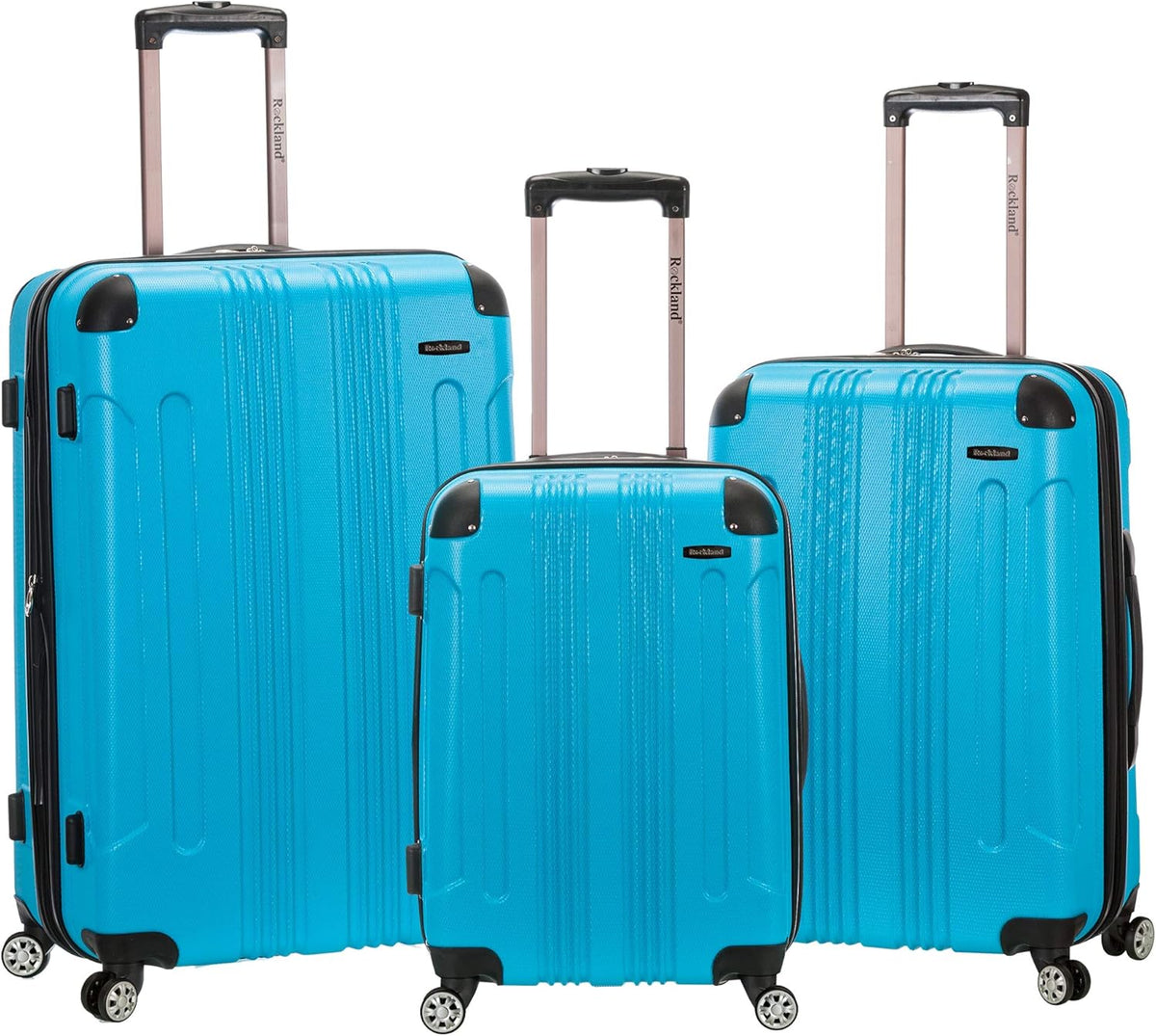 London Hardside Spinner Wheel Luggage, Champagne, Carry-On 20-Inch, 22"X13. 5"x10" (with wheels)