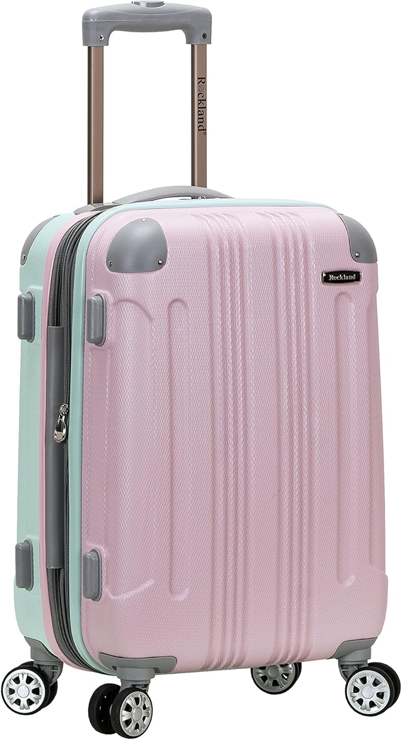 London Hardside Spinner Wheel Luggage, Champagne, Carry-On 20-Inch, 22"X13. 5"x10" (with wheels)