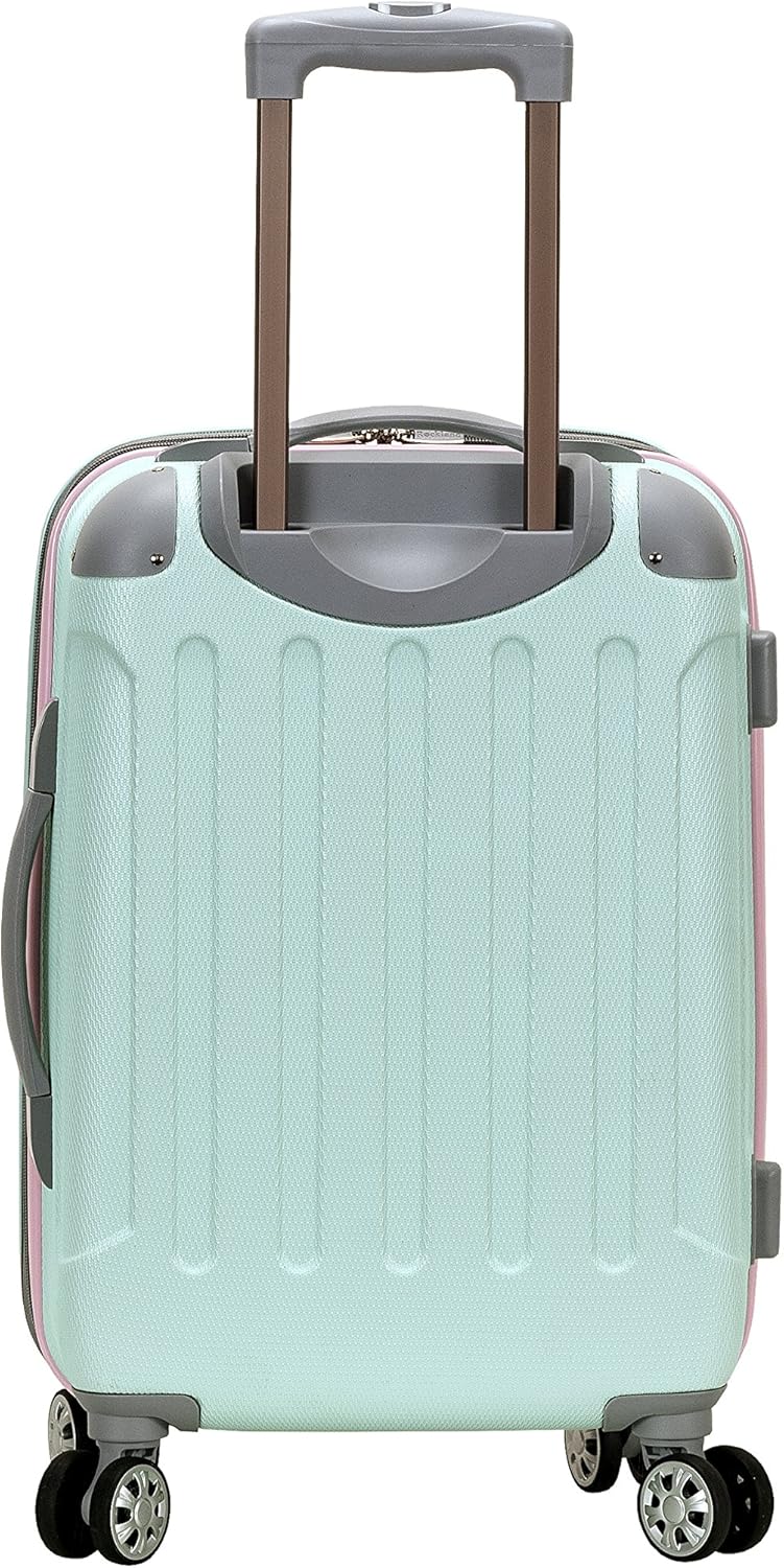 London Hardside Spinner Wheel Luggage, Champagne, Carry-On 20-Inch, 22"X13. 5"x10" (with wheels)