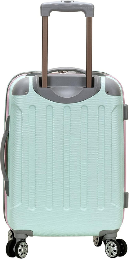 London Hardside Spinner Wheel Luggage, Champagne, Carry-On 20-Inch, 22"X13. 5"x10" (with wheels)