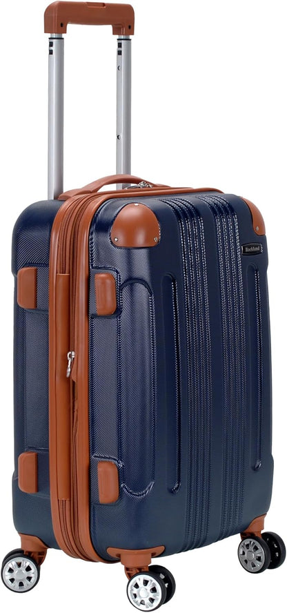 London Hardside Spinner Wheel Luggage, Champagne, Carry-On 20-Inch, 22"X13. 5"x10" (with wheels)