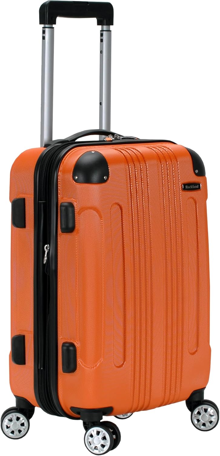 London Hardside Spinner Wheel Luggage, Champagne, Carry-On 20-Inch, 22"X13. 5"x10" (with wheels)