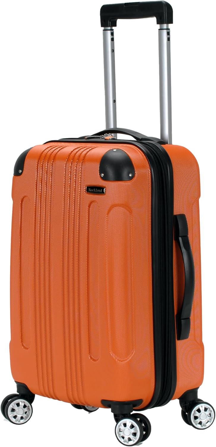 London Hardside Spinner Wheel Luggage, Champagne, Carry-On 20-Inch, 22"X13. 5"x10" (with wheels)