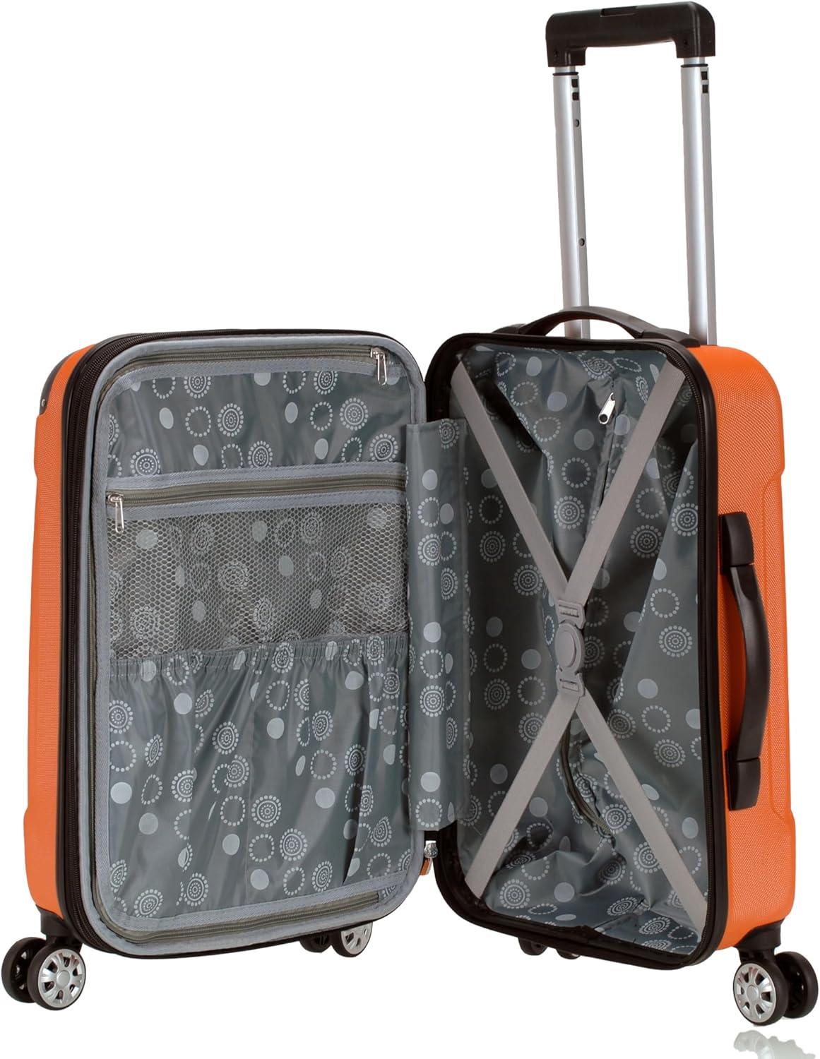 London Hardside Spinner Wheel Luggage, Champagne, Carry-On 20-Inch, 22"X13. 5"x10" (with wheels)