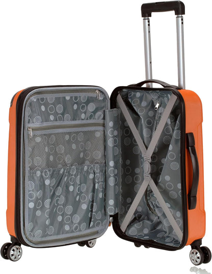 London Hardside Spinner Wheel Luggage, Champagne, Carry-On 20-Inch, 22"X13. 5"x10" (with wheels)