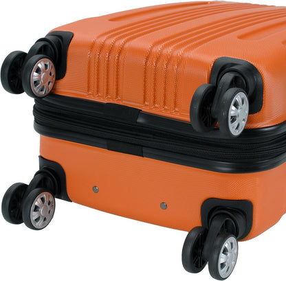 London Hardside Spinner Wheel Luggage, Champagne, Carry-On 20-Inch, 22"X13. 5"x10" (with wheels)