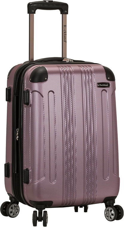 London Hardside Spinner Wheel Luggage, Champagne, Carry-On 20-Inch, 22"X13. 5"x10" (with wheels)