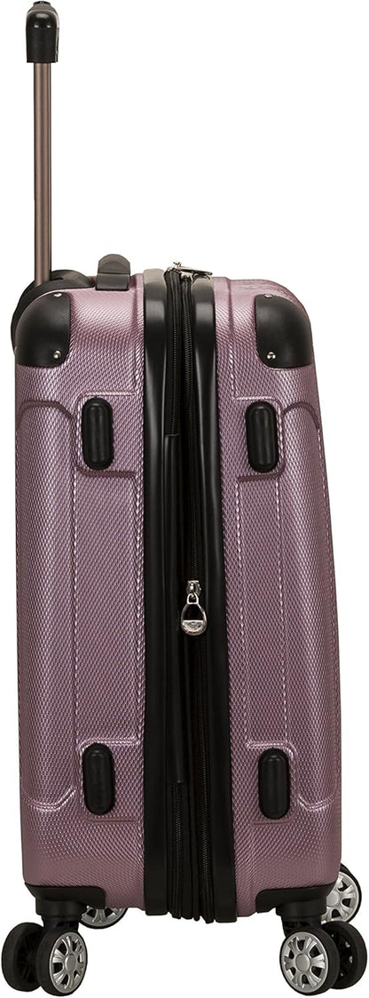 London Hardside Spinner Wheel Luggage, Champagne, Carry-On 20-Inch, 22"X13. 5"x10" (with wheels)