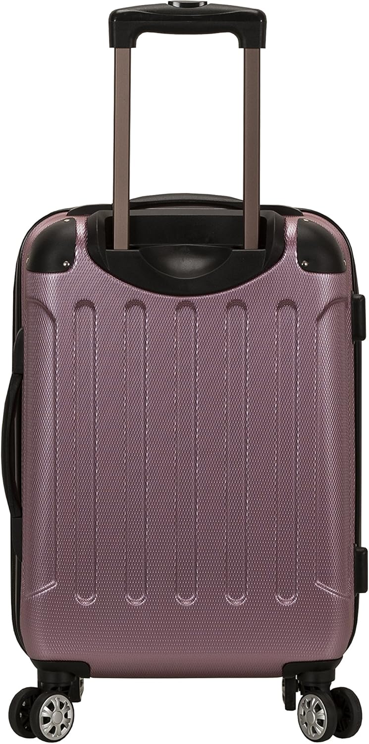 London Hardside Spinner Wheel Luggage, Champagne, Carry-On 20-Inch, 22"X13. 5"x10" (with wheels)