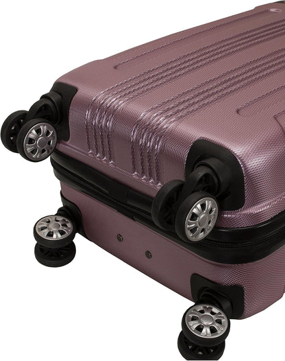 London Hardside Spinner Wheel Luggage, Champagne, Carry-On 20-Inch, 22"X13. 5"x10" (with wheels)