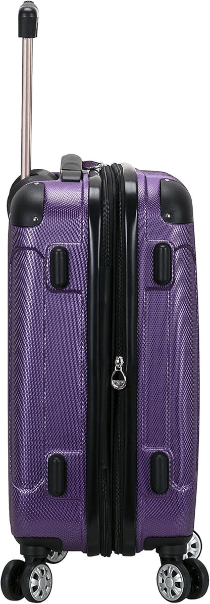 London Hardside Spinner Wheel Luggage, Champagne, Carry-On 20-Inch, 22"X13. 5"x10" (with wheels)