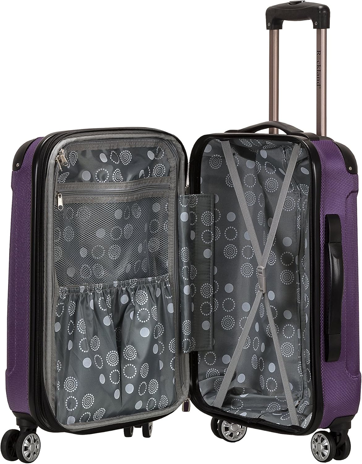 London Hardside Spinner Wheel Luggage, Champagne, Carry-On 20-Inch, 22"X13. 5"x10" (with wheels)
