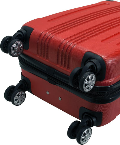 London Hardside Spinner Wheel Luggage, Champagne, Carry-On 20-Inch, 22"X13. 5"x10" (with wheels)