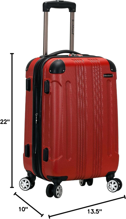 London Hardside Spinner Wheel Luggage, Champagne, Carry-On 20-Inch, 22"X13. 5"x10" (with wheels)
