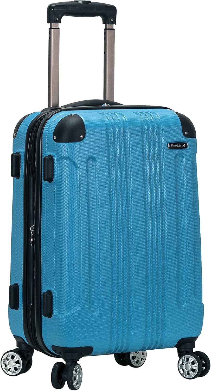 London Hardside Spinner Wheel Luggage, Champagne, Carry-On 20-Inch, 22"X13. 5"x10" (with wheels)