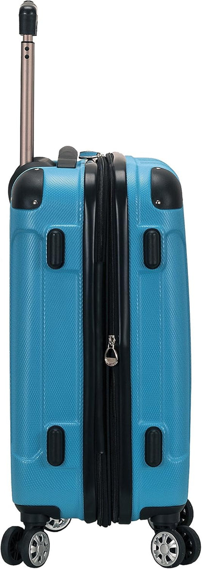 London Hardside Spinner Wheel Luggage, Champagne, Carry-On 20-Inch, 22"X13. 5"x10" (with wheels)