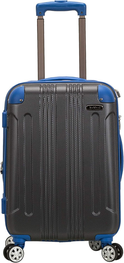 London Hardside Spinner Wheel Luggage, Champagne, Carry-On 20-Inch, 22"X13. 5"x10" (with wheels)