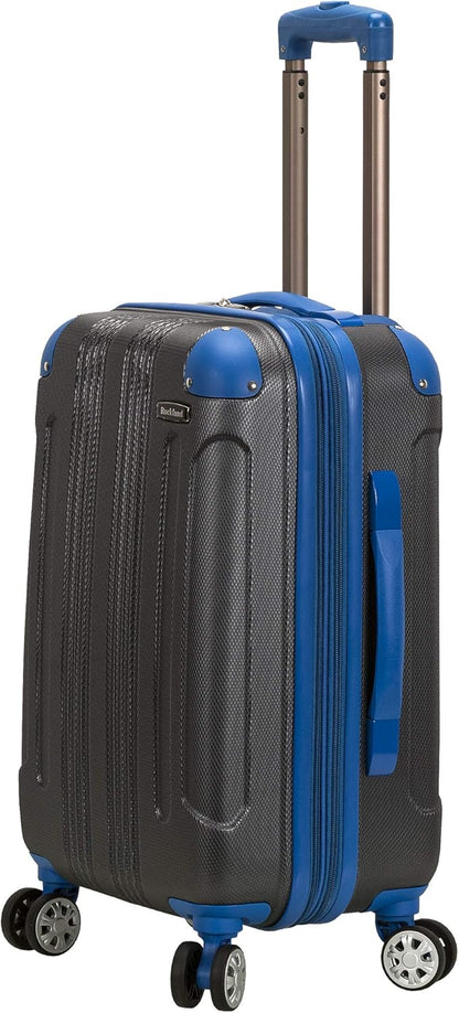 London Hardside Spinner Wheel Luggage, Champagne, Carry-On 20-Inch, 22"X13. 5"x10" (with wheels)