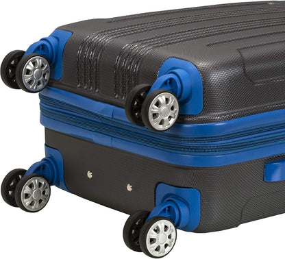 London Hardside Spinner Wheel Luggage, Champagne, Carry-On 20-Inch, 22"X13. 5"x10" (with wheels)