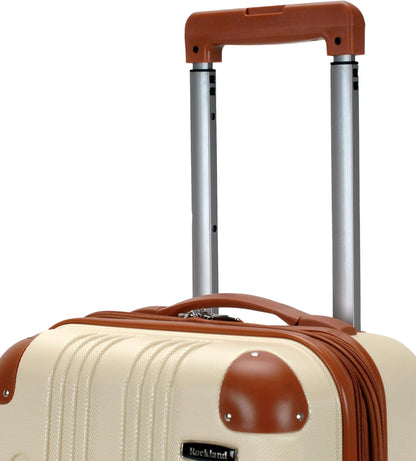 London Hardside Spinner Wheel Luggage, Champagne, Carry-On 20-Inch, 22"X13. 5"x10" (with wheels)
