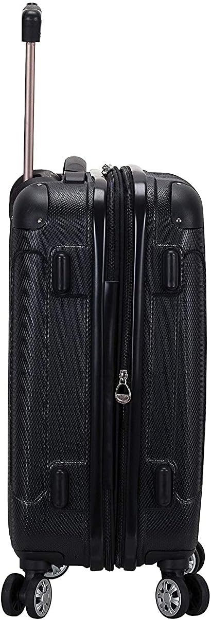 London Hardside Spinner Wheel Luggage, Champagne, Carry-On 20-Inch, 22"X13. 5"x10" (with wheels)