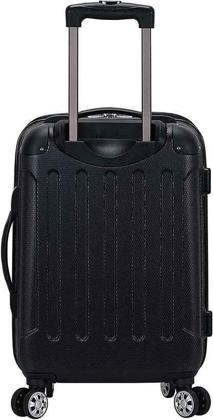 London Hardside Spinner Wheel Luggage, Champagne, Carry-On 20-Inch, 22"X13. 5"x10" (with wheels)