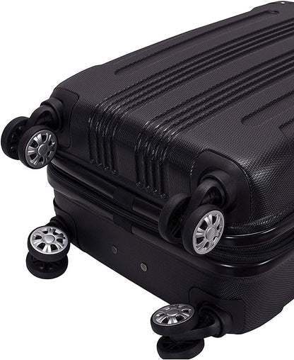 London Hardside Spinner Wheel Luggage, Champagne, Carry-On 20-Inch, 22"X13. 5"x10" (with wheels)